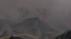 Ukraine -- Rescue workers fighting fire in Sumy region after a Russian strike, 15May2025 